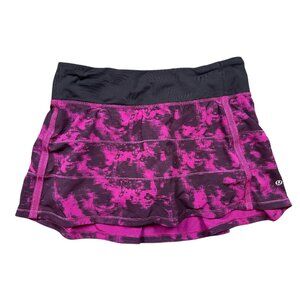 lululemon athletica Black and Pink Skort